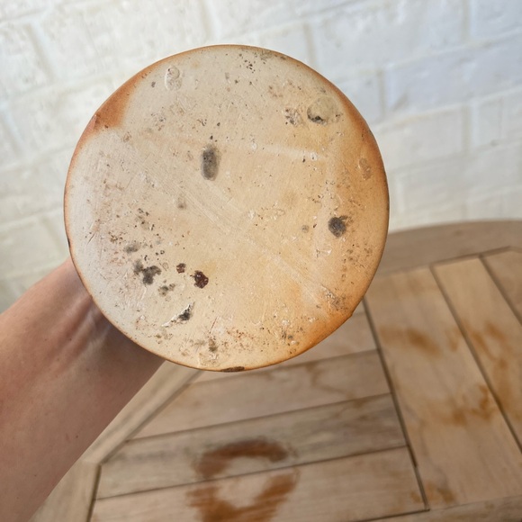 Set of 3 - Vintage - Red Glazed Bamboo Candle Stick Holders - Picture 11 of 11